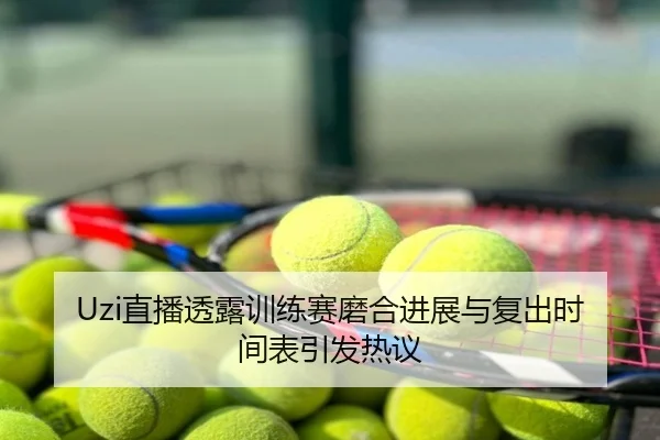 Uzi直播透露训练赛磨合进展与复出时间表引发热议